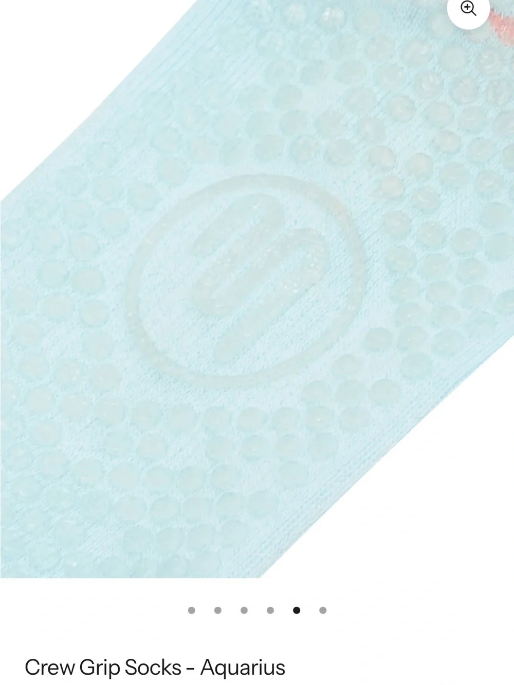 Women’s Crew Grip Socks in Light Blue (Aquarius)
